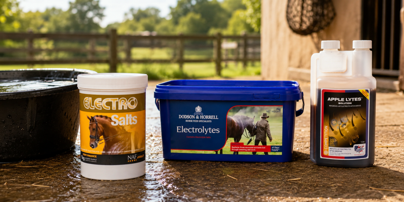Essential hydration support for horses in extreme heat.