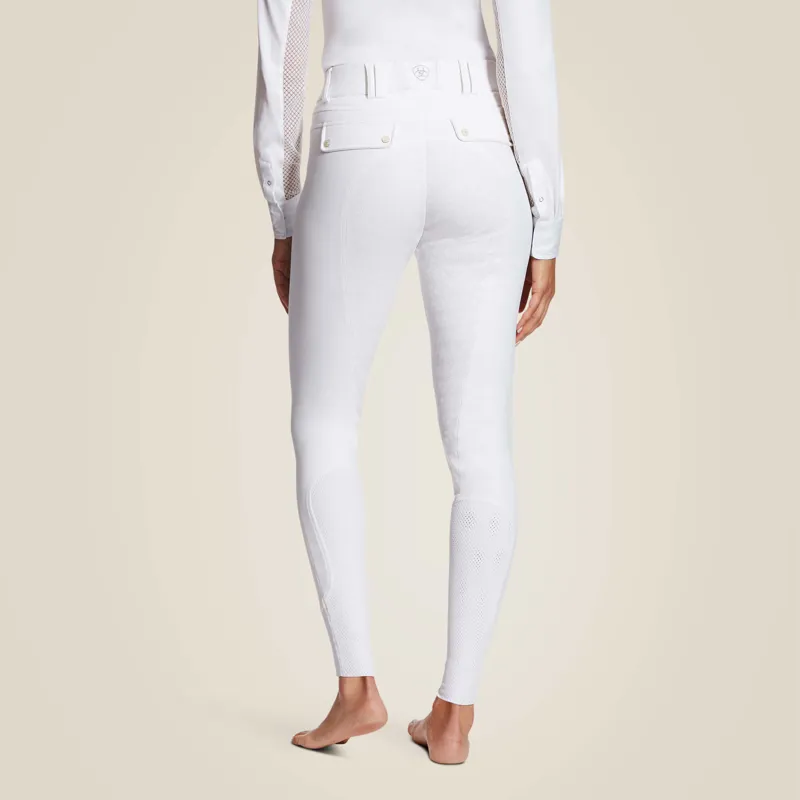 Ariat Tri Factor Grip Full Seat Breech White-1