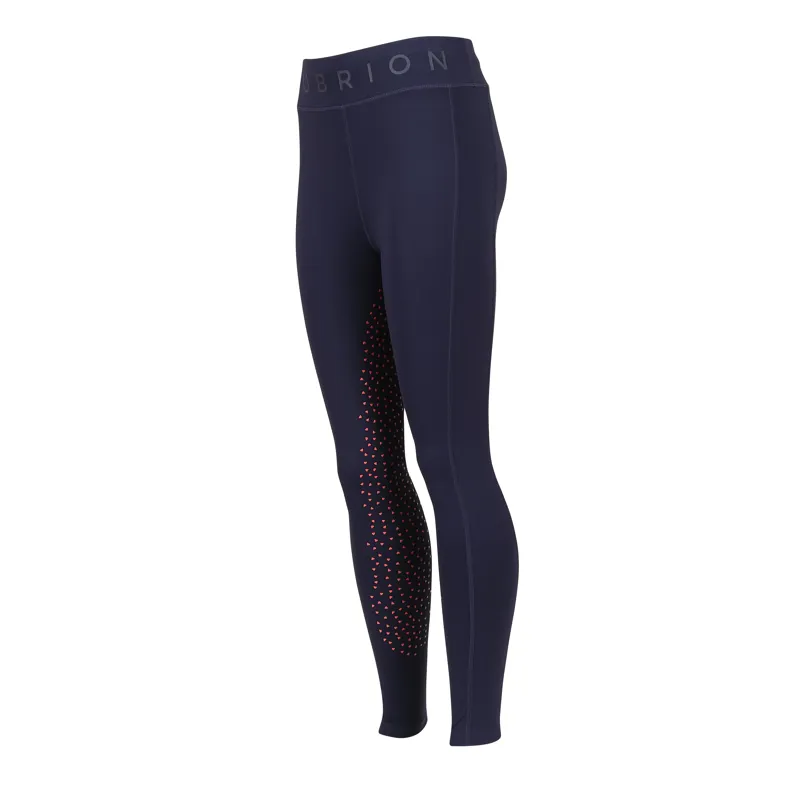 Aubrion Non Stop Riding Tights - Young Rider Navy