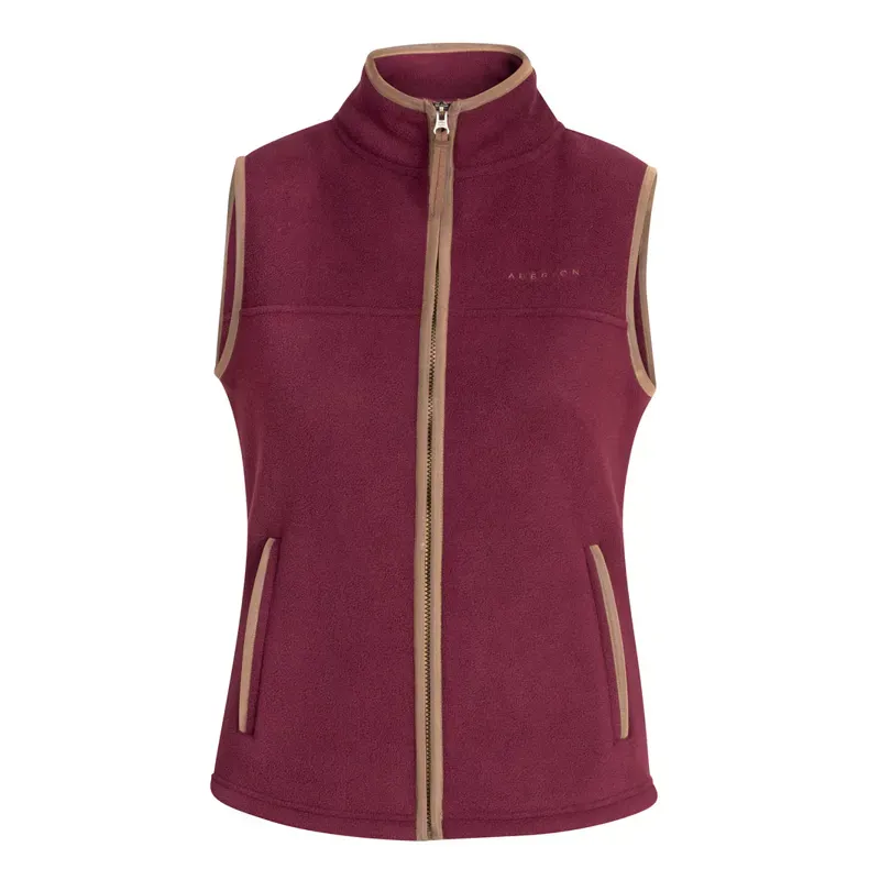 Aubrion Gents Core Fleece Gilet in Maroon