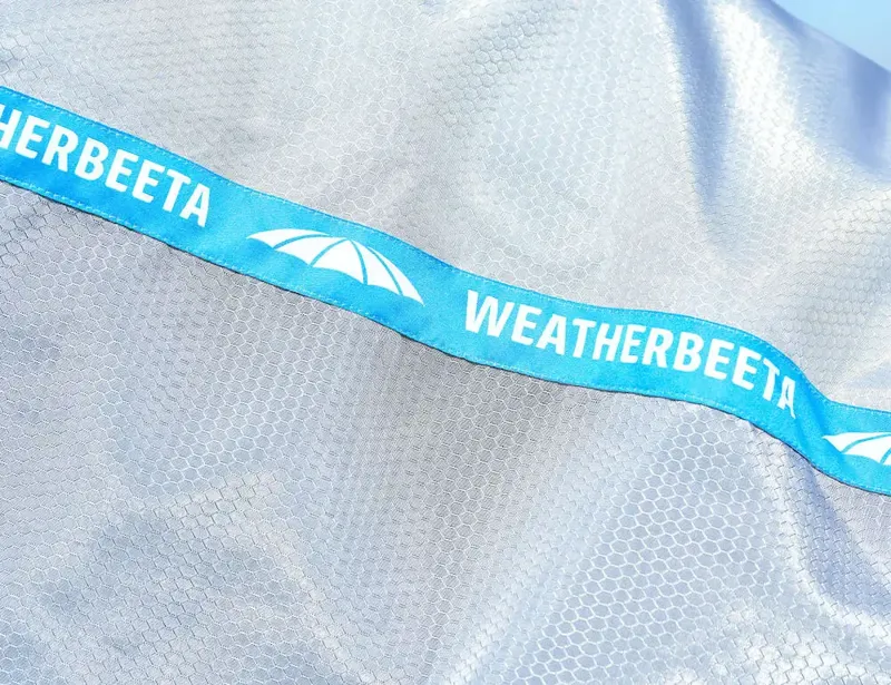 Weatherbeeta Comfitec Hexi Shield Combi Neck - Silver/Teal Blue-10