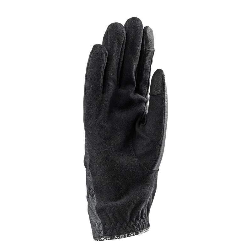 Aubrion Stadium FlexFit Riding Gloves - Black-1