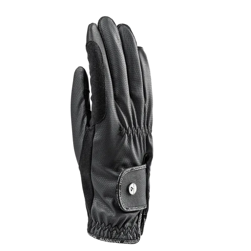Aubrion Stadium FlexFit Riding Gloves - Black