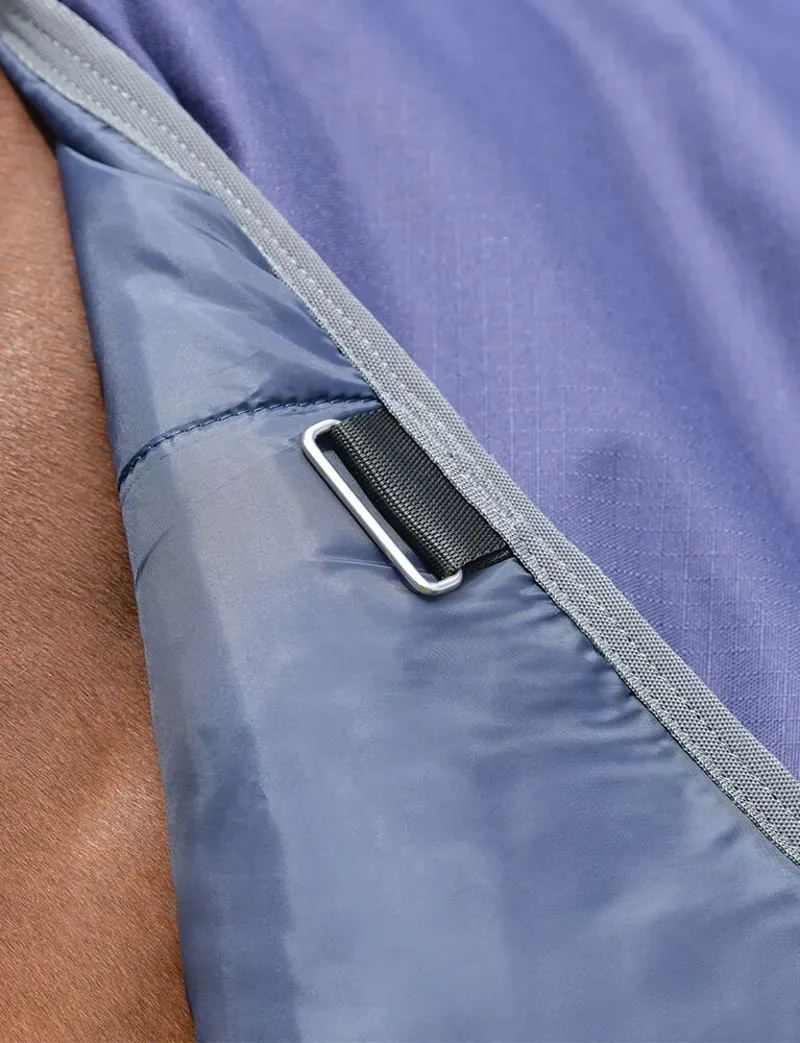 WeatherBeeta 360G ComFiTec Tyro Turnout Combo Neck Rug in Navy/Charcoal-4