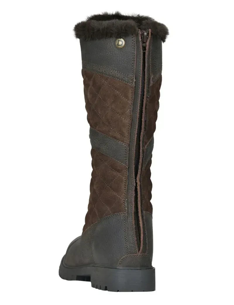 Dublin Yukon Quilt Boots in Chocolate Brown-4