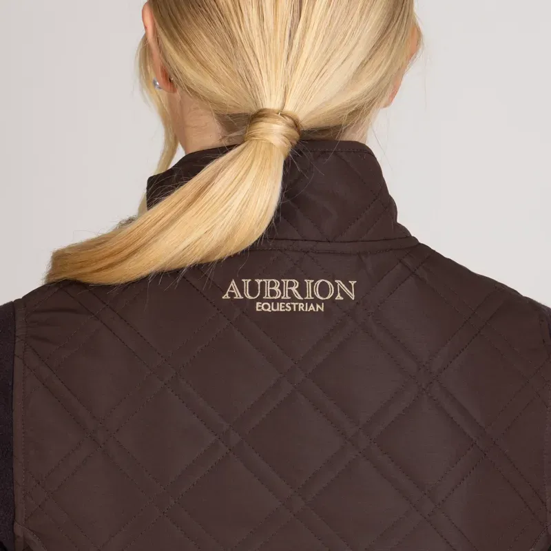 Aubrion Equestrian Hybrid Jacket in Espresso-3