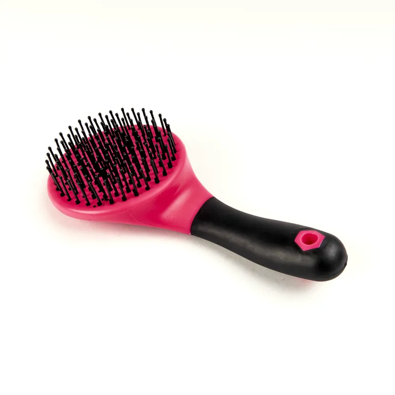 EZI-GROOM Grip Mane and Tail Brush - Bright Pink