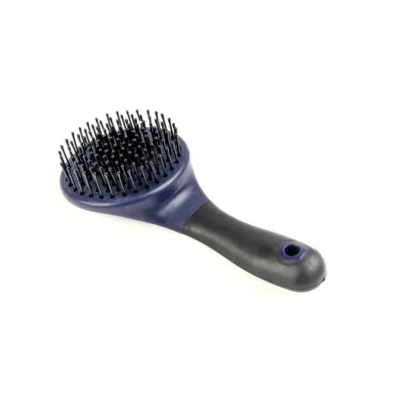 Ezi-Groom Grip Mane and Tail Brush - Navy