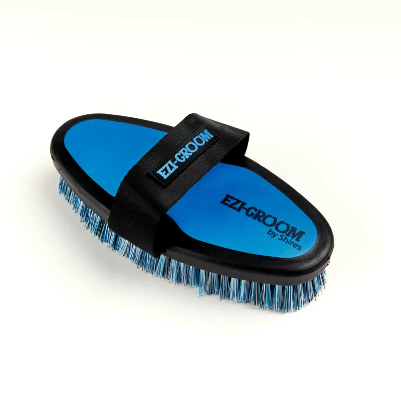EZI-GROOM Grip Body Brush - Bright Blue Large-1