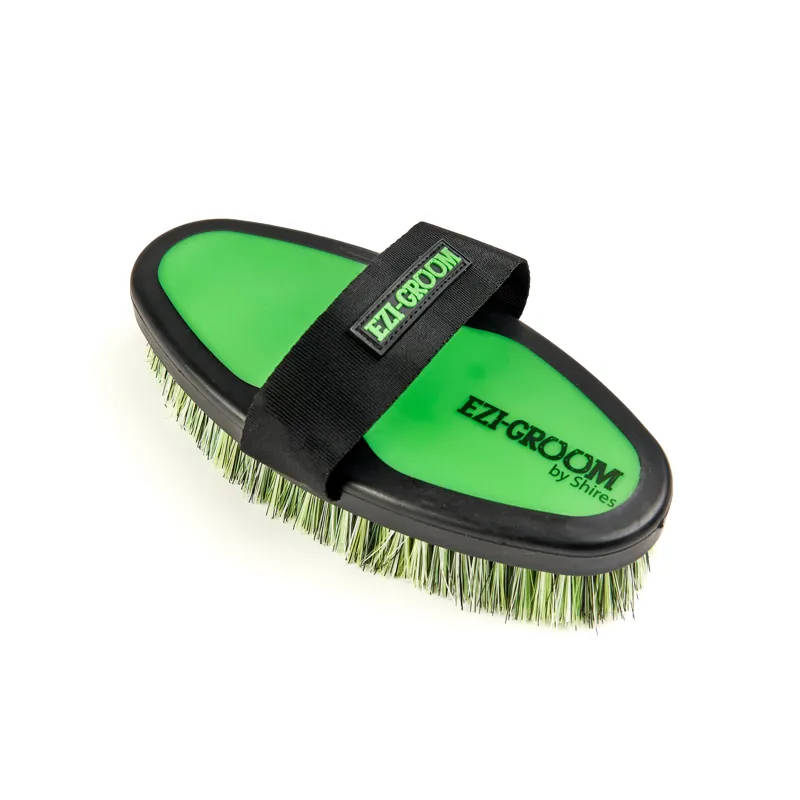 EZI-GROOM Grip Body Brush - Lime Green Large-1