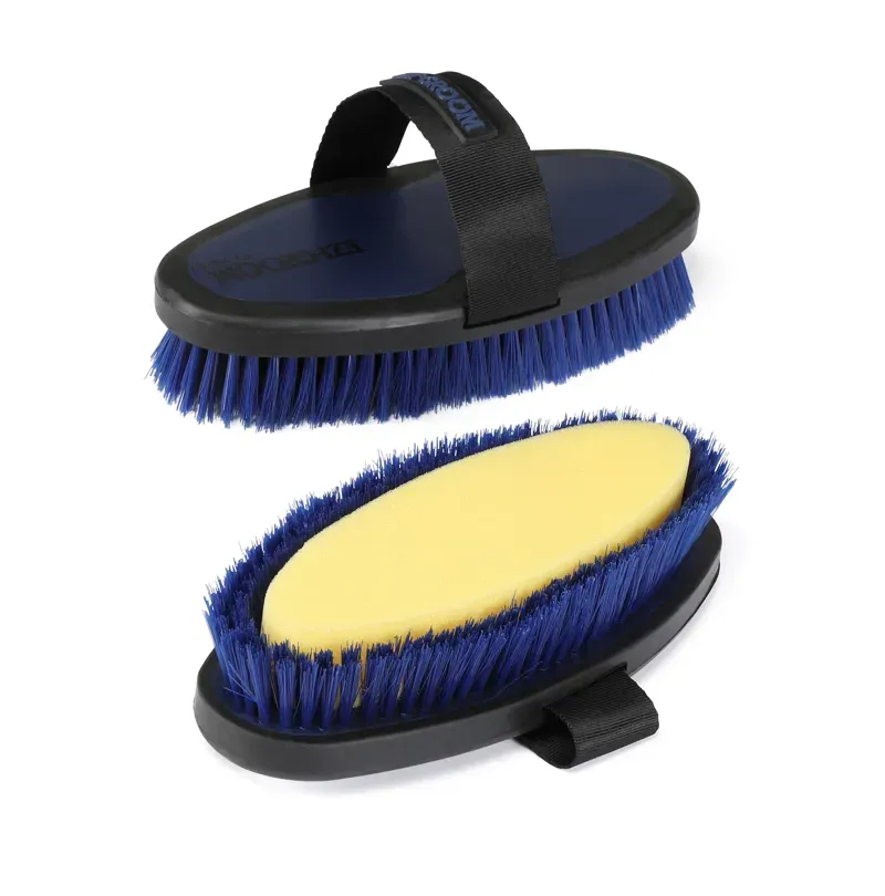 Ezi-Groom Large Grip Body Wash Brush in Navy