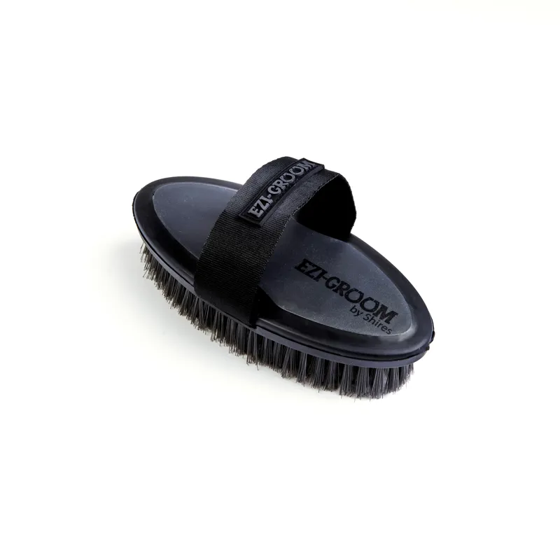 Ezi-Groom Grip Body Brush - Black Large -1