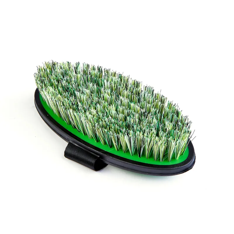 EZI-GROOM Grip Body Brush - Lime Green Small