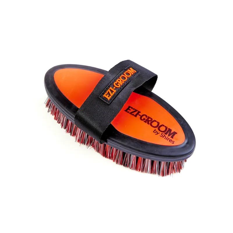 EZI-GROOM Grip Body Brush - Orange Small-1