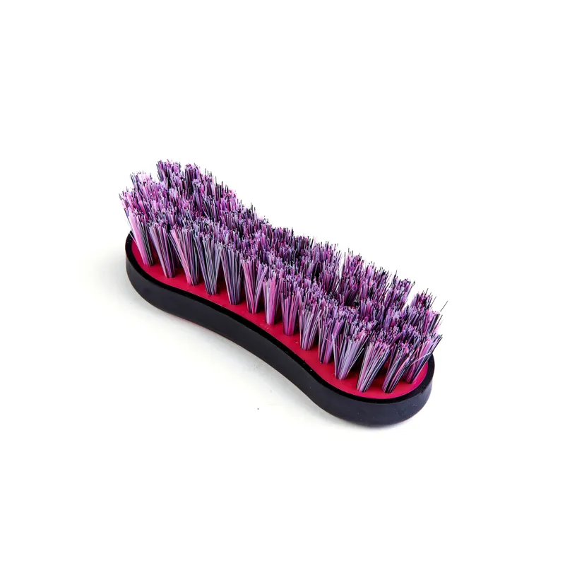 EZI-GROOM Grip Face Brush - Bright Pink Small