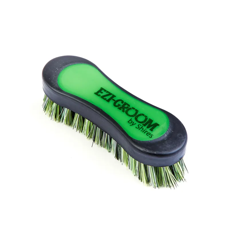Ezi-groom Grip Face Brush - Lime Green Small-1