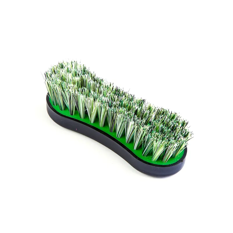 Ezi-groom Grip Face Brush - Lime Green Small