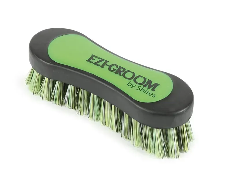 Shires Small Ezi-Groom Grip Hoof Brush In Lime Green