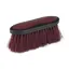 Ezi-Groom Large Grip Long Bristle Dandy Brush in Burgundy