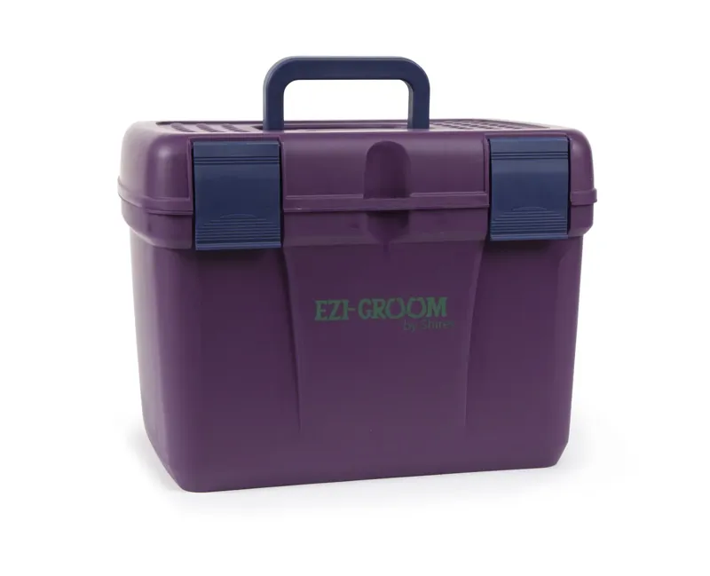 Ezi-groom Deluxe Grooming Box - Plum 