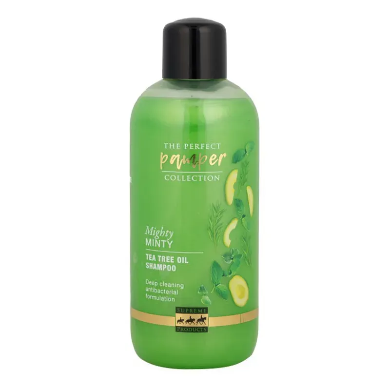 Supreme Products 500ml Mighty Minty Tea Tree Oil Shampoo in Green