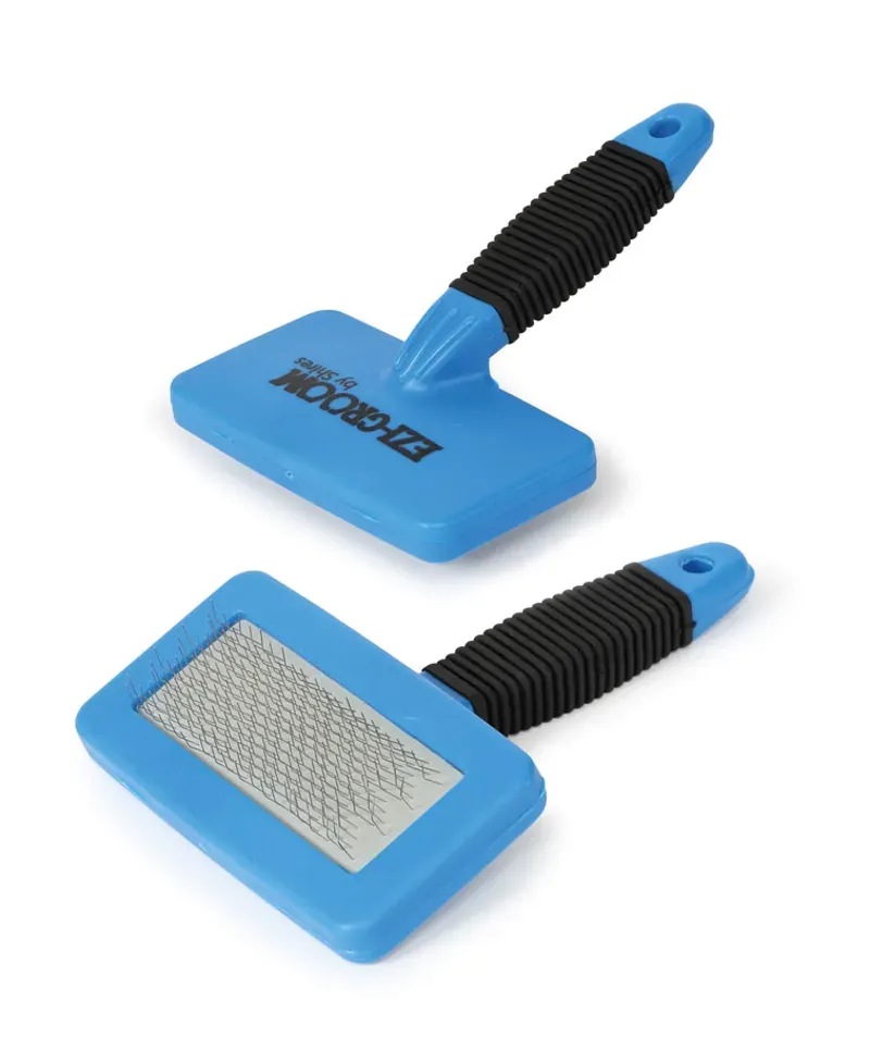 Shires One Size Ezi-Groom Hook And Loop Cleaner In Blue