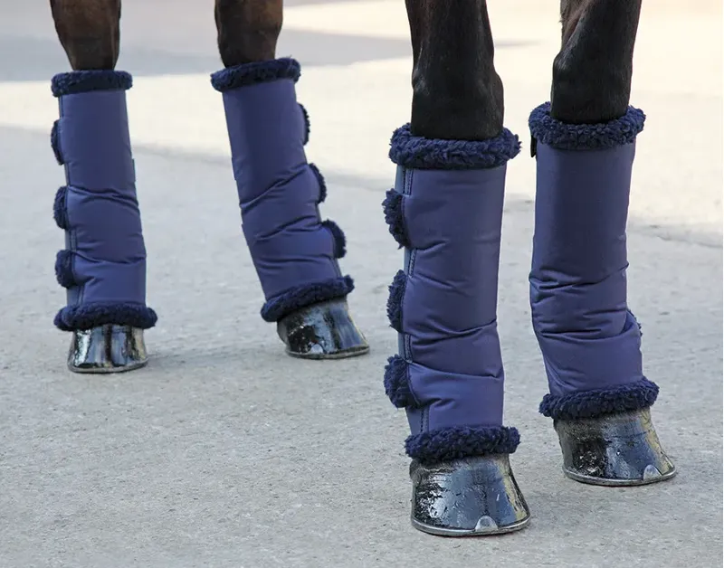 Arma Short Fleece Lined Travel Boots - Navy