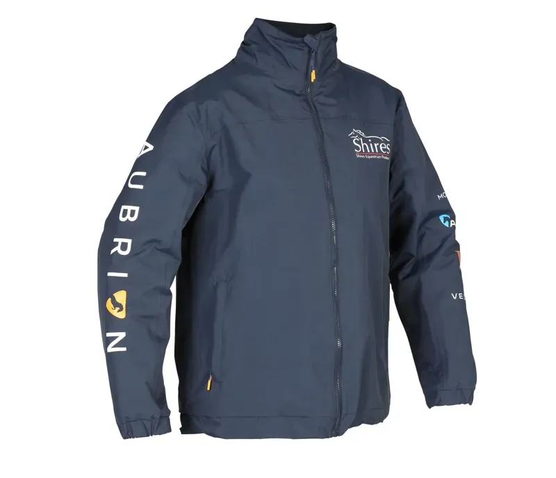 Aubrion Branded Waterproof Jacket in Navy