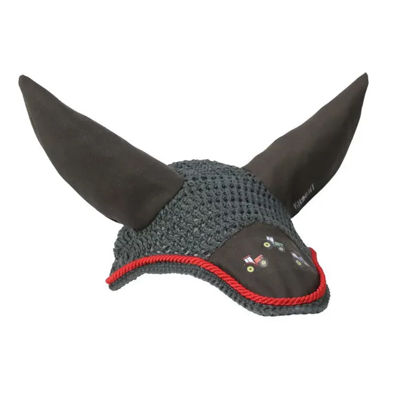 Little Rider Tractor Collection Fly Veil in Grey/Red