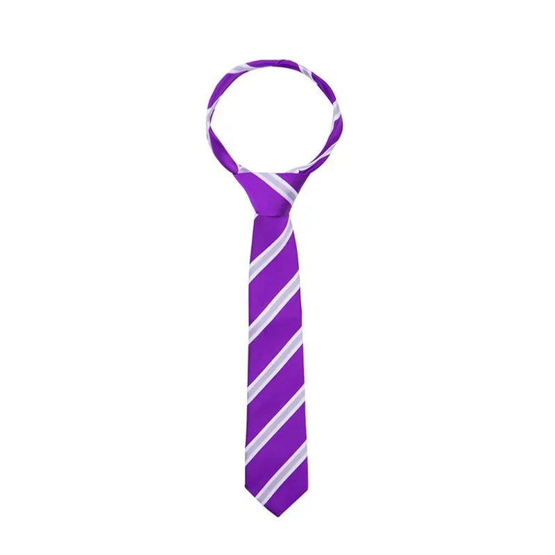 Supreme Products Show Tie - - Purple/Lilac Stripe