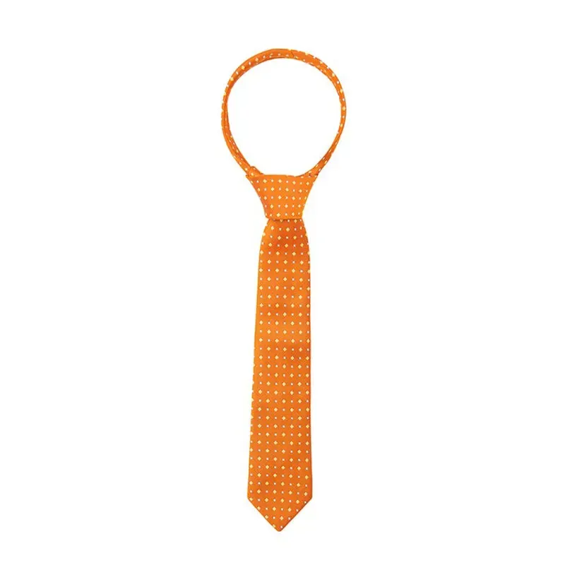 Supreme Products Show Tie - - Orange/Gold Diamonds