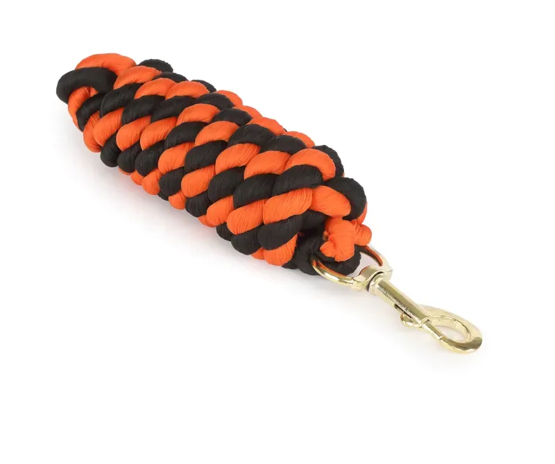 Shires Lead Rope in Orange/Black