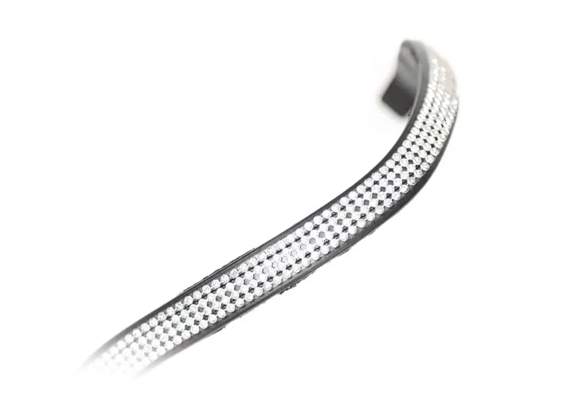 Aviemore Small Diamante Browband in Black