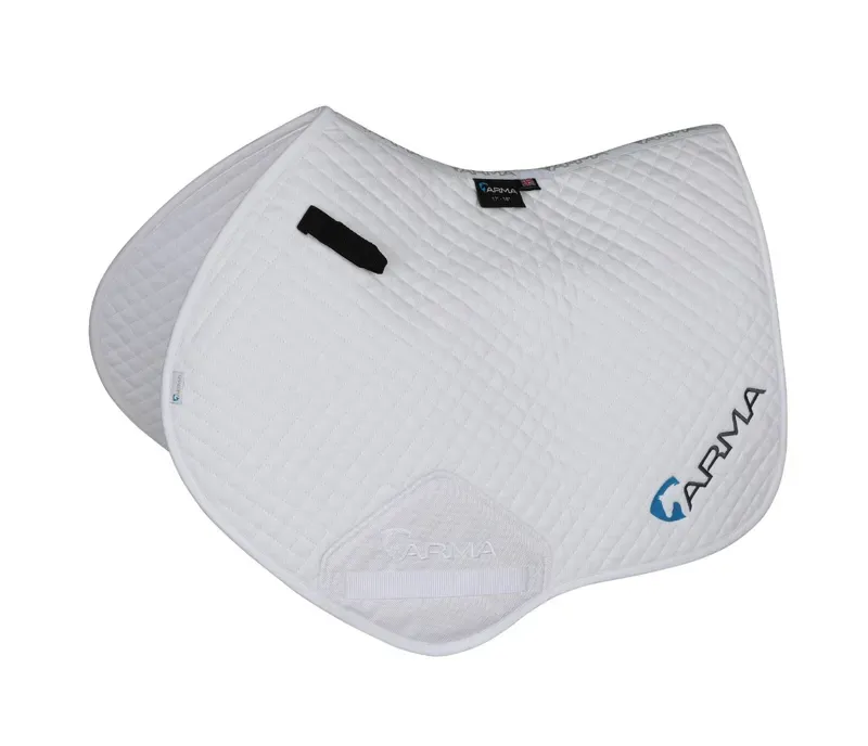 Arma Branded Jump Saddlecloth in White