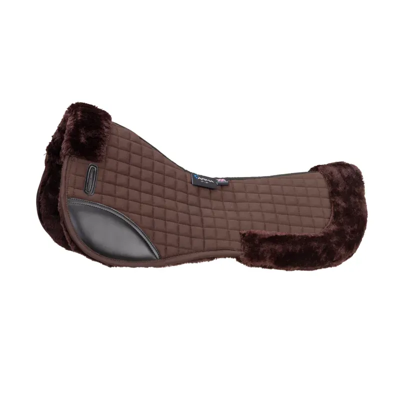 Arma Deluxe Cotton Half Pad in Brown/Brown