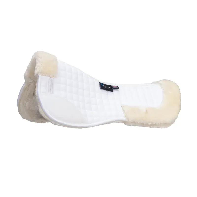Arma Deluxe Cotton Half Pad in White/Natural