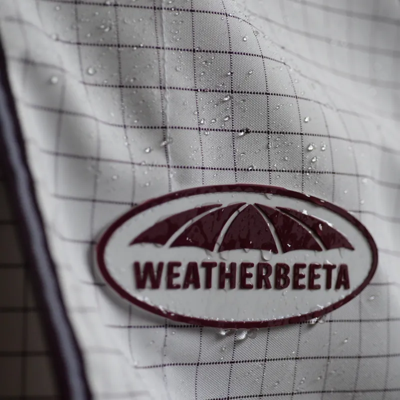 Weatherbeeta Hybrid Seasons Combo Neck - White/Maroon-4