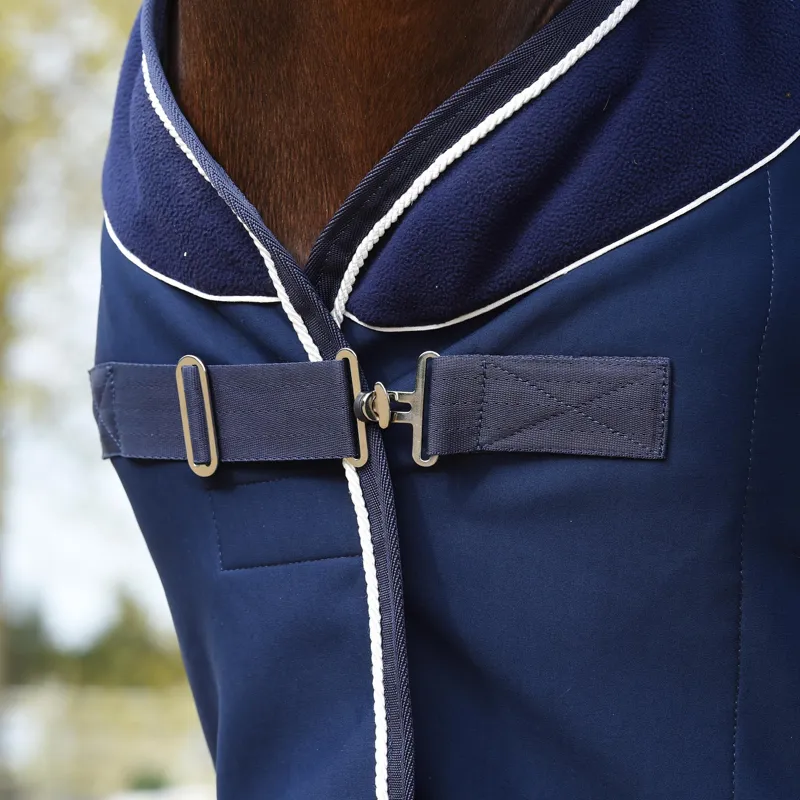 Weatherbeeta Opulence Show Sheet Standard Neck - Navy/White-3