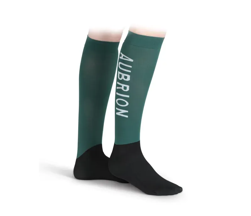 Aubrion Childs Abbey Socks in Green