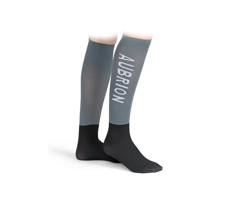 Aubrion Childs Abbey Socks in Grey
