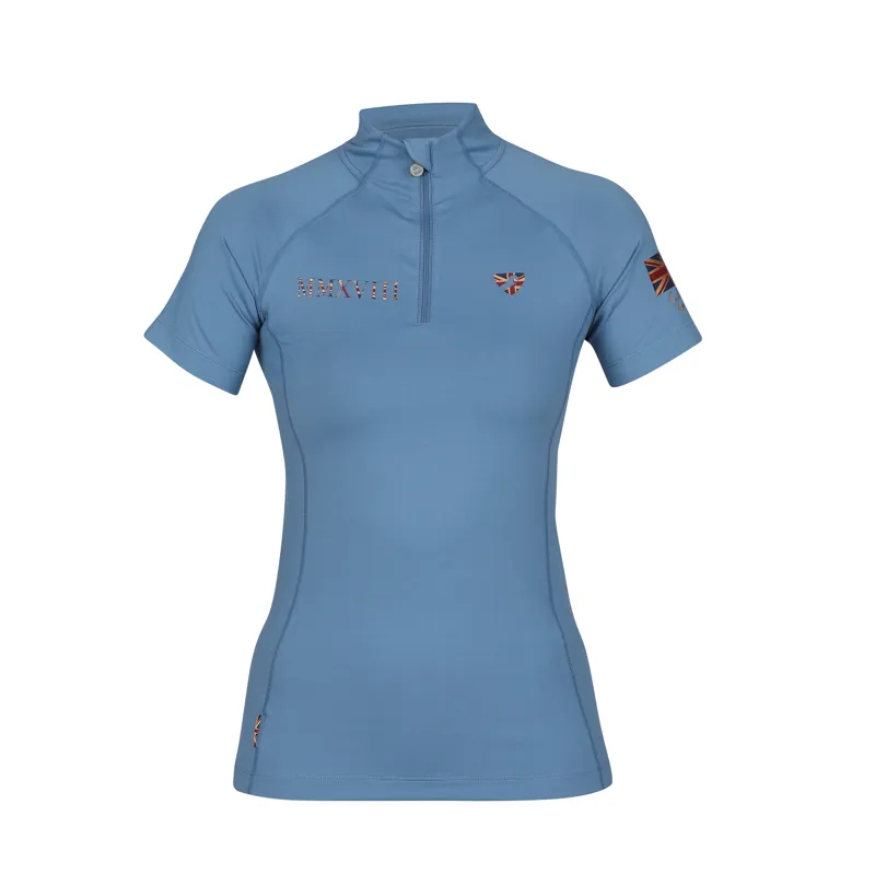 Aubrion Team Short Sleeve Base Layer in Steel