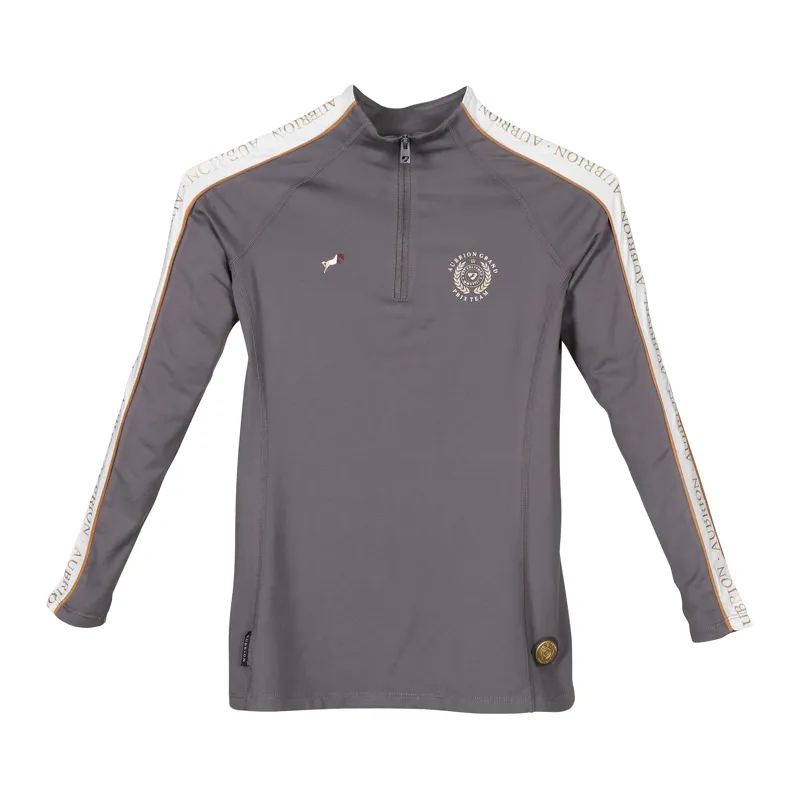 Aubrion Team Winter Young Rider Base Layer in Grey