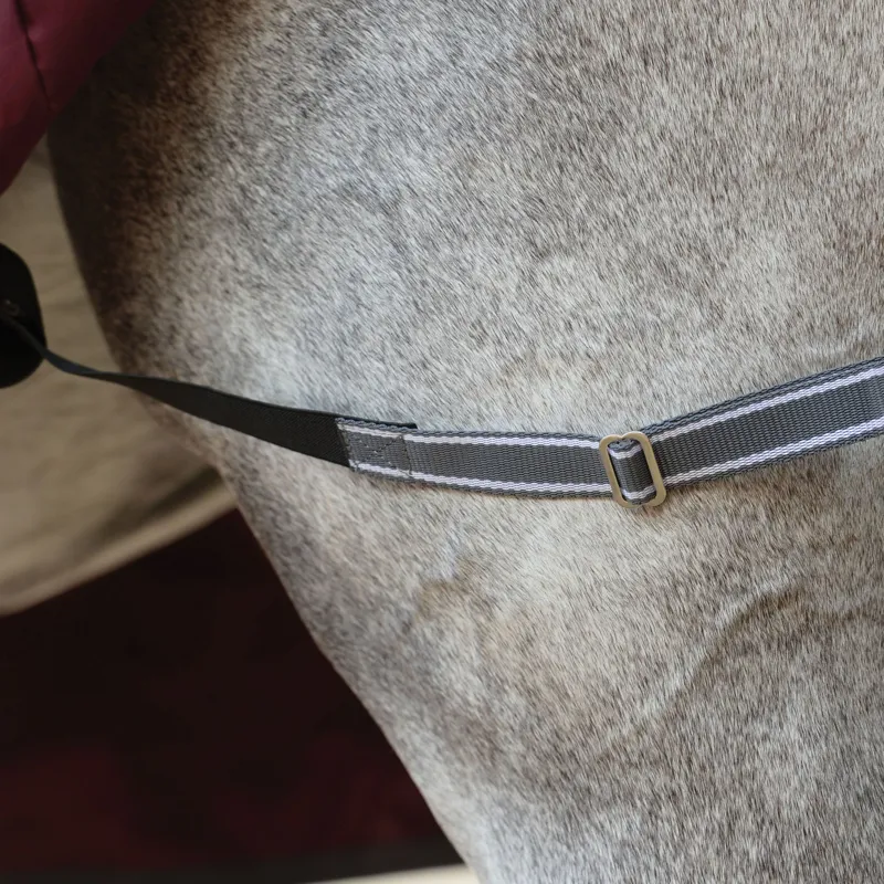 Weatherbeeta Comfitec Plus Dynamic II Detach-A-Neck Lite Turnout Rug - Maroon/Grey/White 0g-7