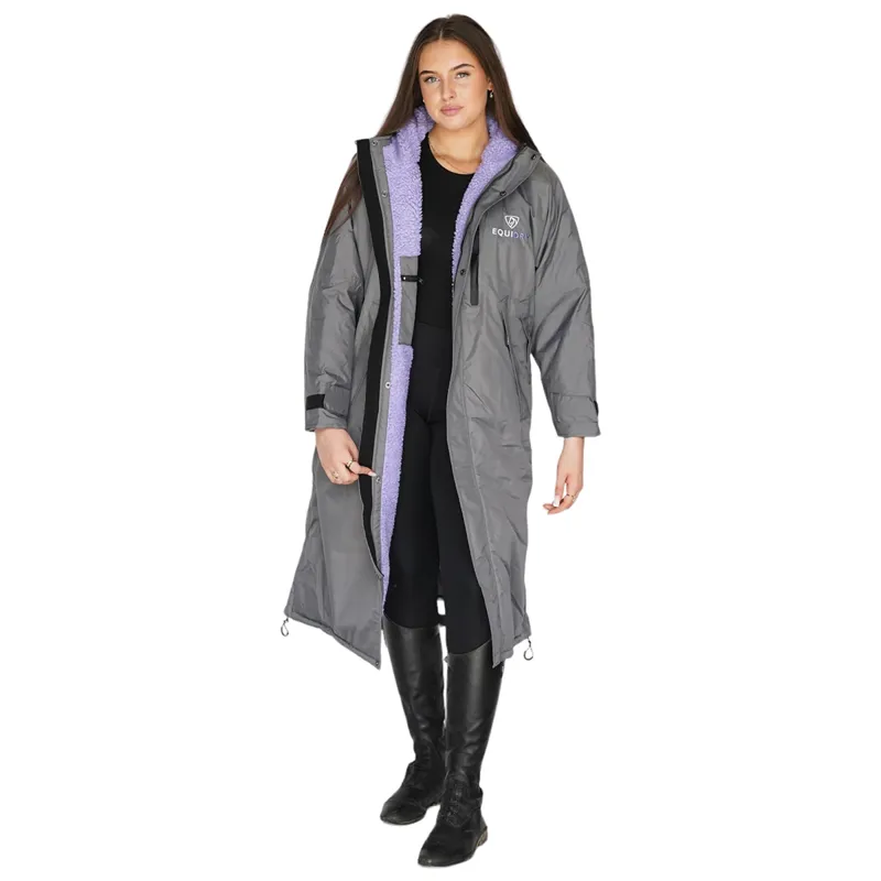 Equidry All Rounder Evolution Adults Jacket - Charcoal/Lilac-2