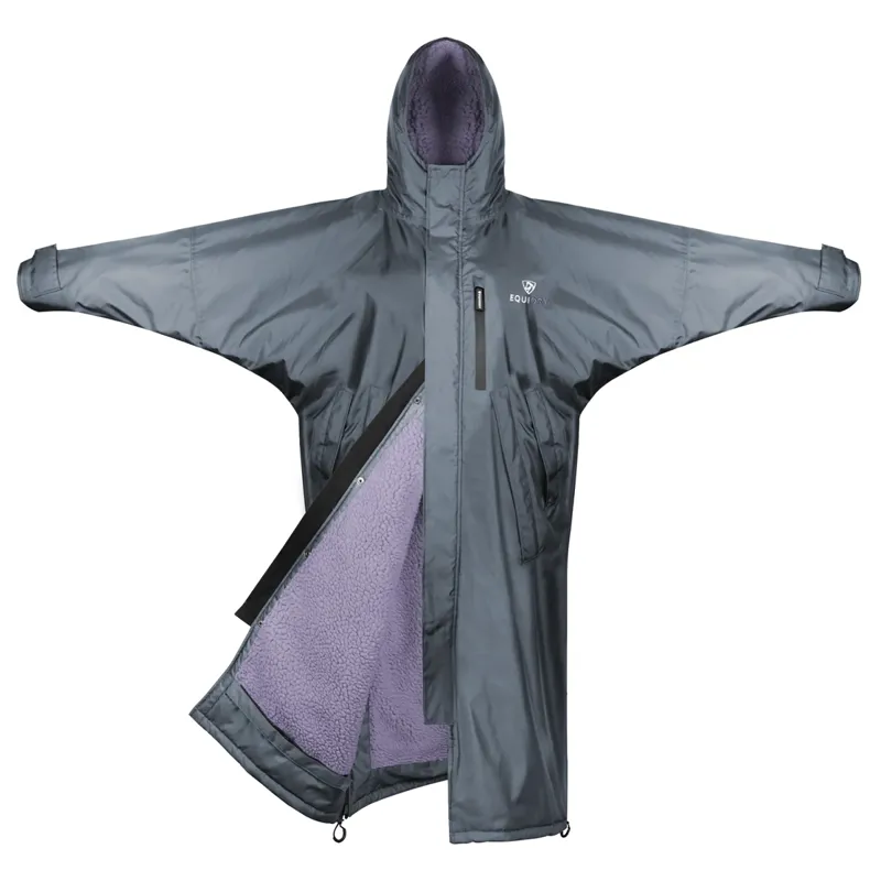 Equidry All Rounder Evolution Adults Jacket - Charcoal/Lilac