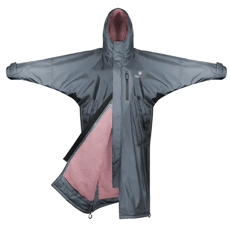 Equidry All Rounder Evolution Adults Jacket - Charcoal/Pale Pink