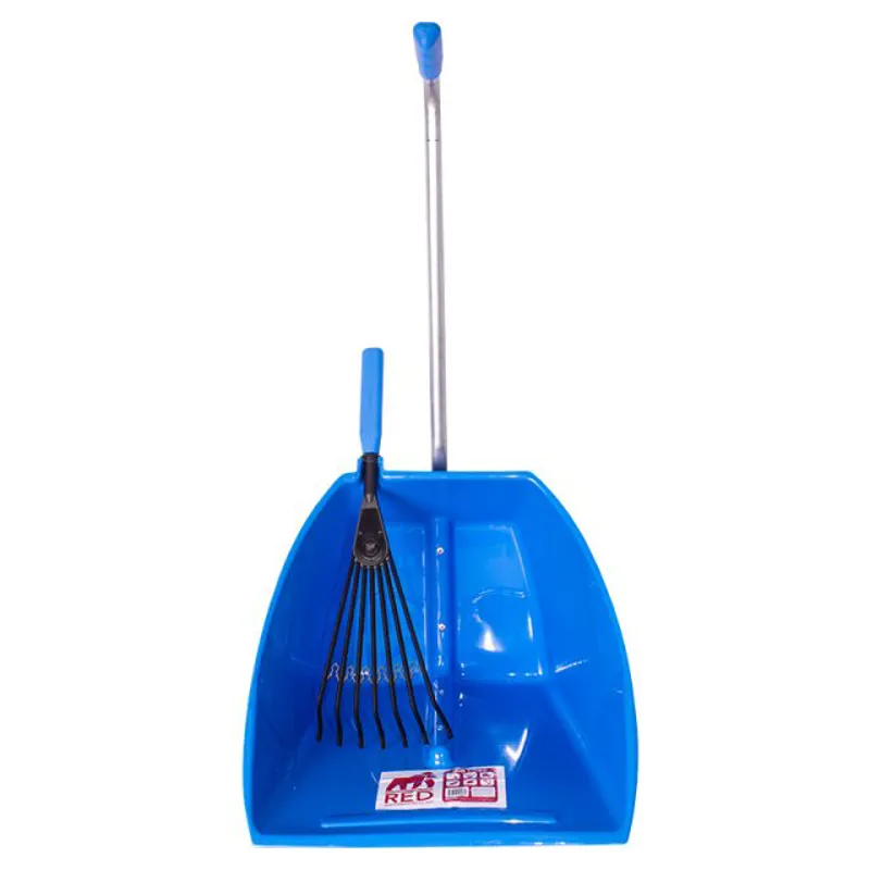 Red Gorilla Big Tidee Scoop with Plastic Rake - Blue