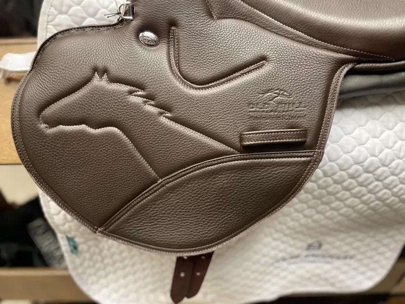 Old Mill Exercise Race Saddle - Brown-1