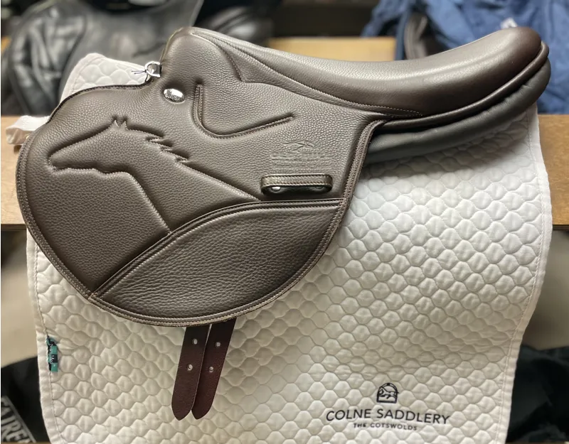 Old Mill Exercise Race Saddle - Brown