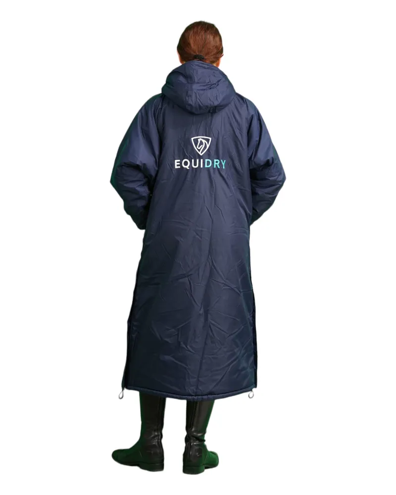 Equidry All Rounder Evolution Adults Jacket - Navy/Turquoise-4
